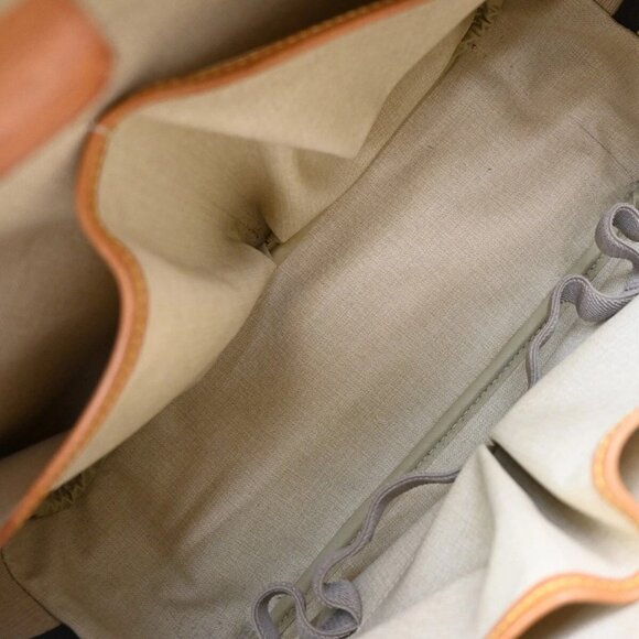 LOUIS VUITTON LV Logo Deauville Hand Bag Monogram Leather Brown M47270 81EE891 - Picture 10 of 16